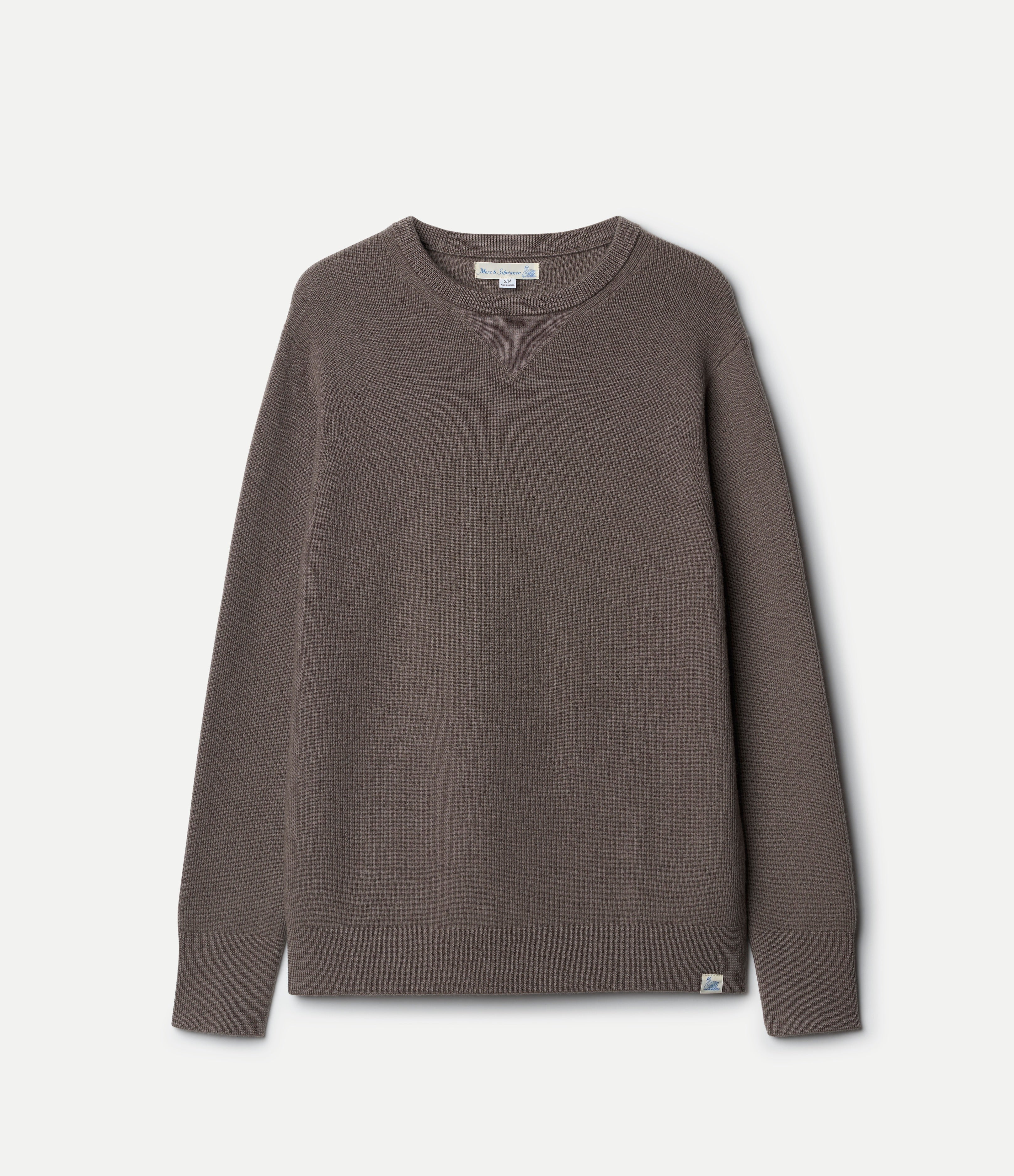 Gray sweater on a light gray background